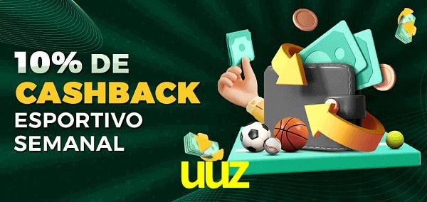 10% de bônus de cashback na uuz